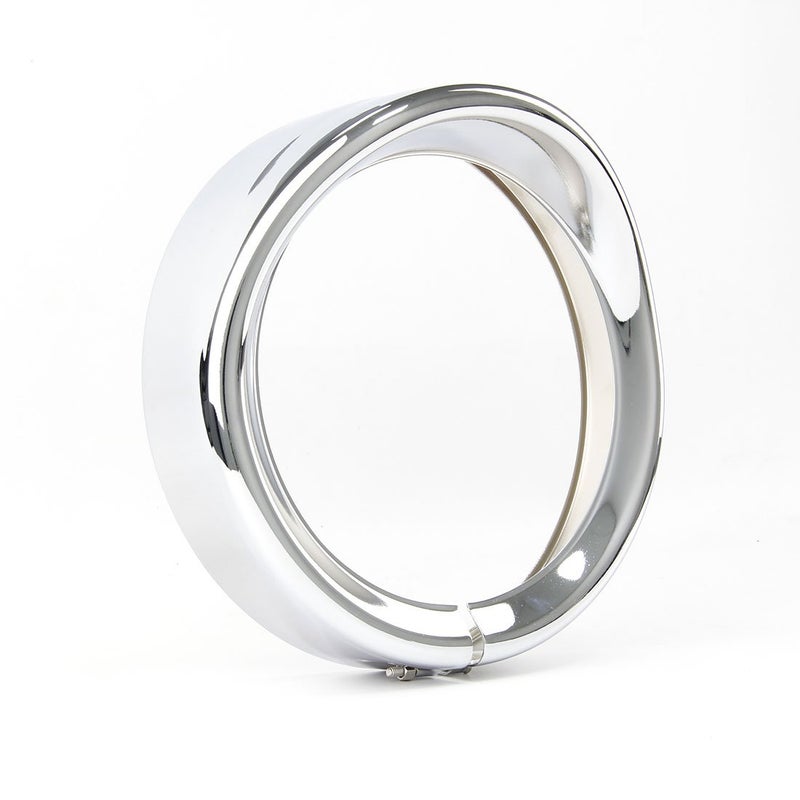 SKTYANTS 7 inch Motorcycle Trim Ring 7" inch Headlight For Motorcycle 12-14 FLD 94-14 FLHR 86-14-FLST (Chrome) - Image 3